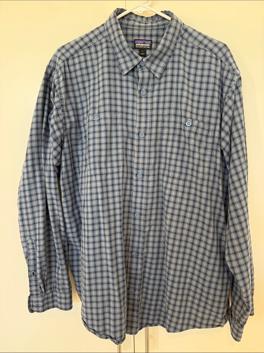 Patagonia Long Sleeve Pina Cotton Shirt L